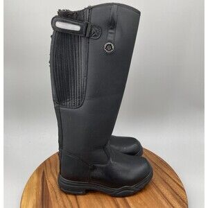 Mountain Horse Rimfrost Rider III Tall Boots Womens Size 8 Black Riding